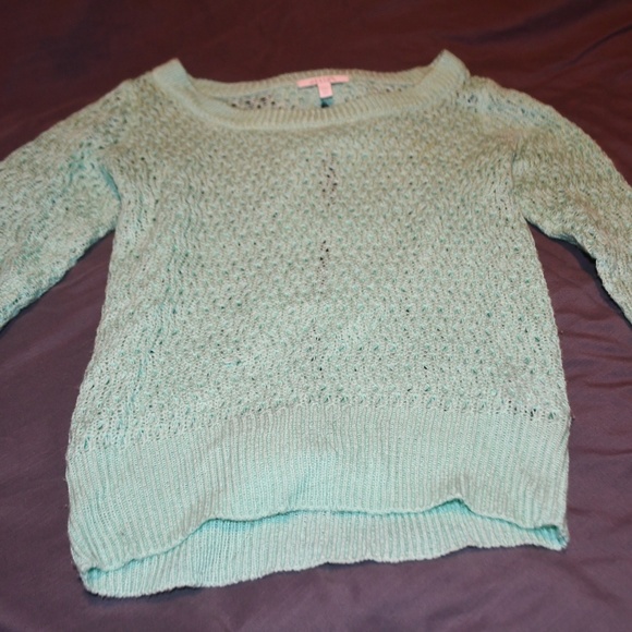 Delias Sweater With Bow Back Detail-Mint Green - Picture 2 of 4